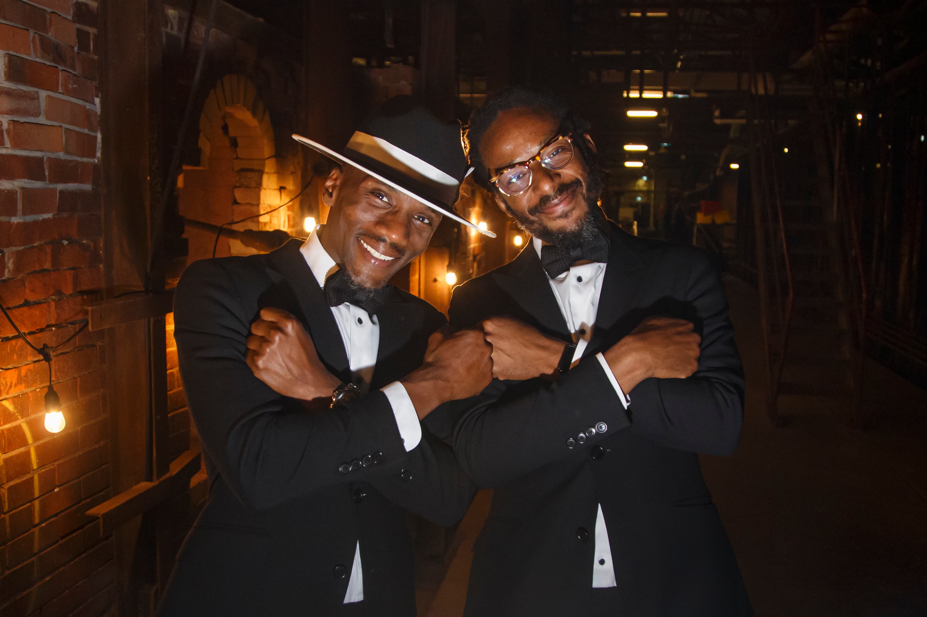 Heart Music Entertainment DJs Mark and Kevin in tuxedos